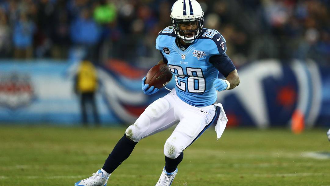 Chris Johnson, 34 anni, ex running back di Tennessee. Afp 