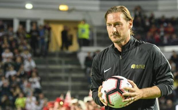 Francesco Totti, 43 anni. LaPresse 