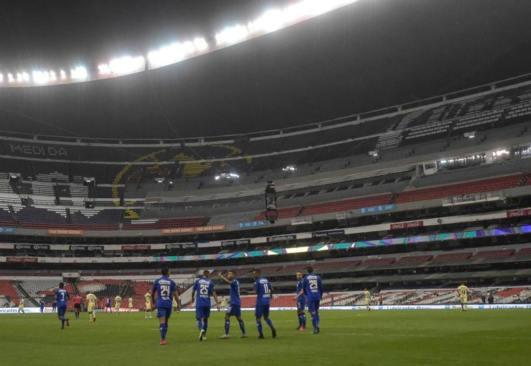 L'ultima partita giocata in Messico, America-Cruz Azul, a porte chiuse AFP 