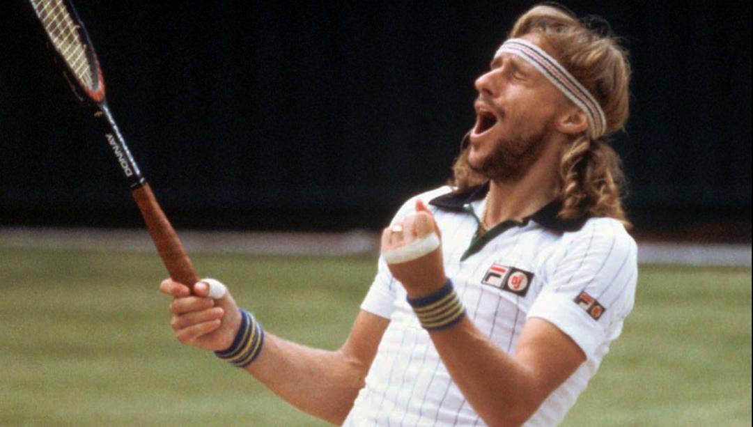 Bjorn Borg trionfa a Wimbledon 