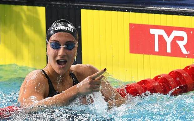 Simona Quadarella, campionessa mondiale dei 1500. Getty 