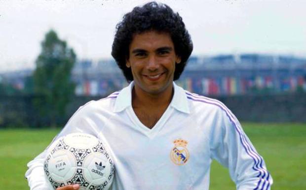 Hugo Sanchez nel 1990 a Madrid col Real a 32 anni 
