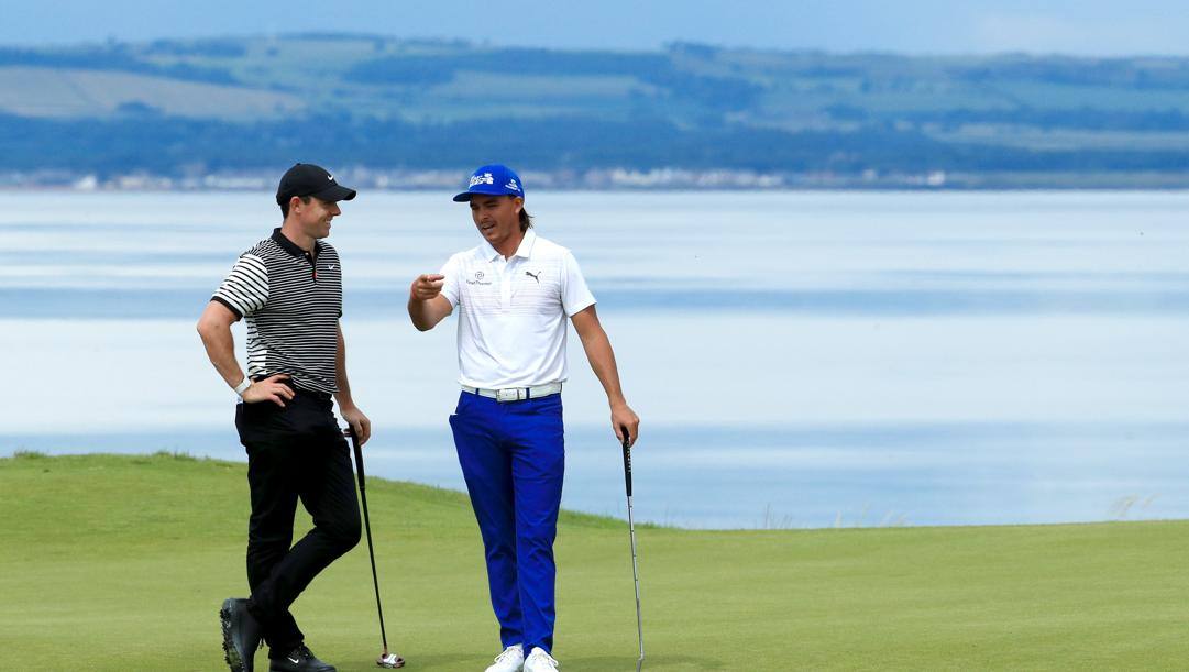Rory McIlroy con Rickie Fowler. Getty 