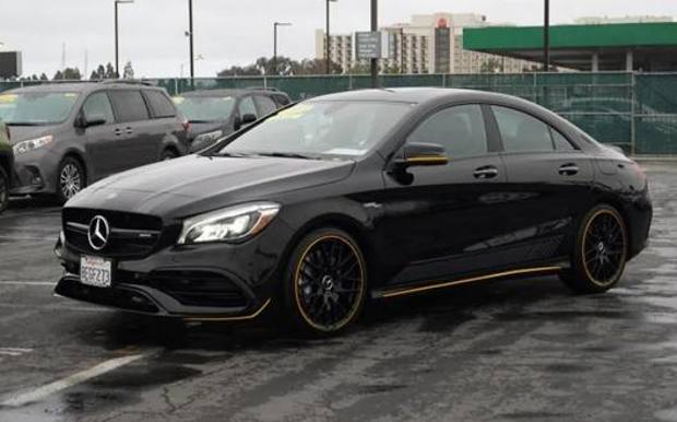 Spazio anche alle europee. Una pepata Mercedes Amg Cla 45 Coupé del 2018 in vendita a a 37.500 dollari