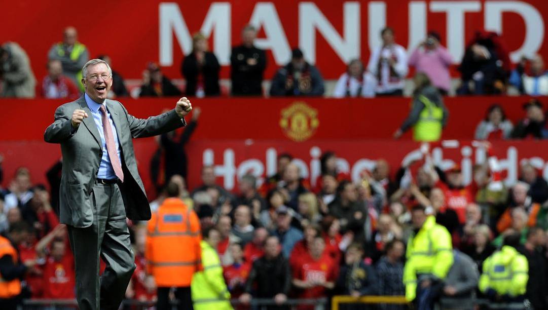 Sir Alex Ferguson ha guidato il Manchester United dal 1986 al 2013. 