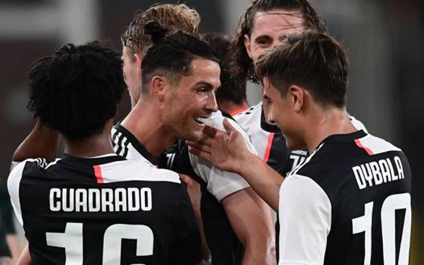 Ronaldo festeggia il gol del 2-0. Afp Ronaldo festeggia il gol del 2-0. Afp