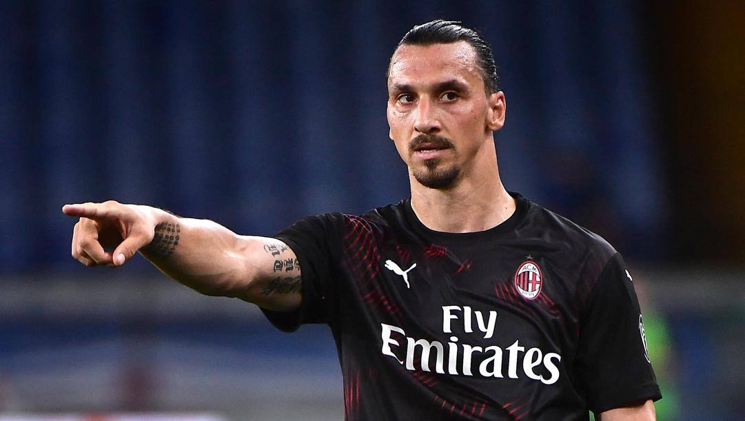 Zlatan Ibrahimovic, 38 anni. Ansa