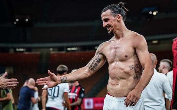 Zlatan Ibrahimovic, 38 anni. LaPresse 