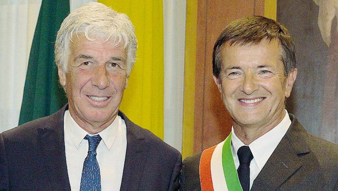 Gian Piero Gasperini e Giorgio Gori