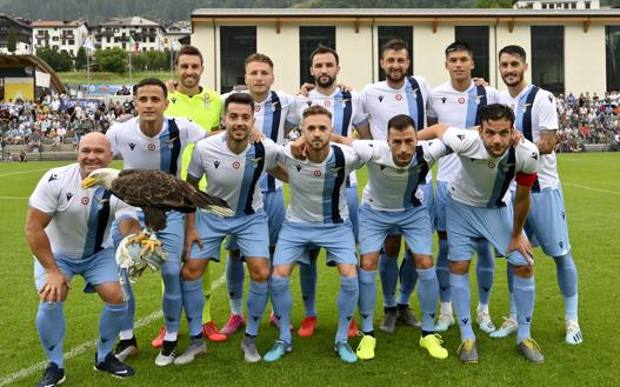La Lazio ad Auronzo un anno fa. Getty