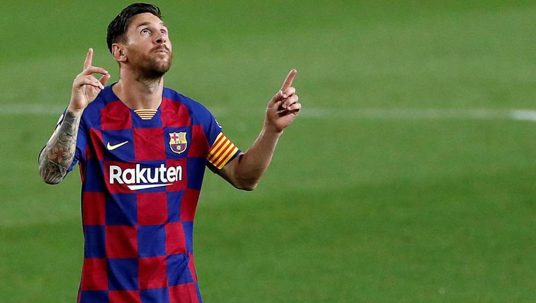 Lionel Messi, leggenda del Barcellona. EPA 