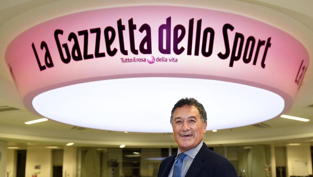 Claudio Gentile durante una recente visita alla redazione della Gazzetta. Bozzani 