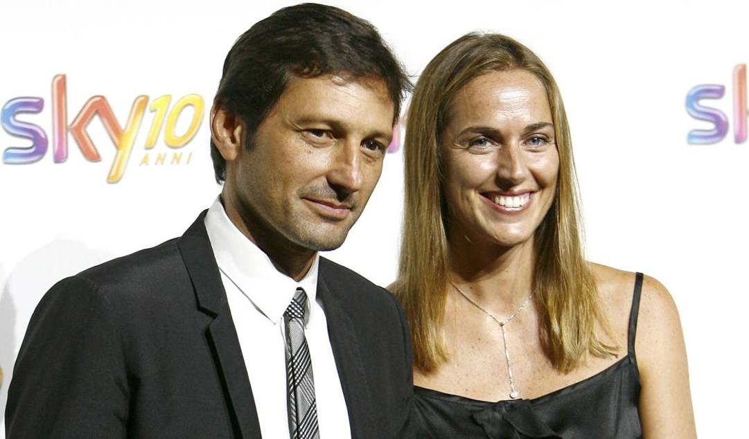 Anna Billò con il marito, l'ex calciatore Leonardo 