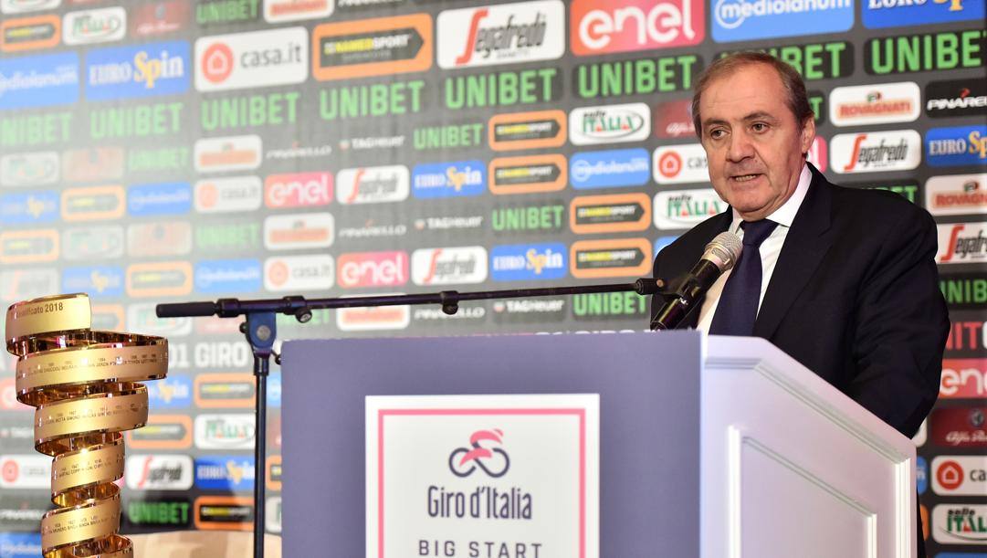 Mauro Vegni, direttore del Giro d'Italia. Lapresse 