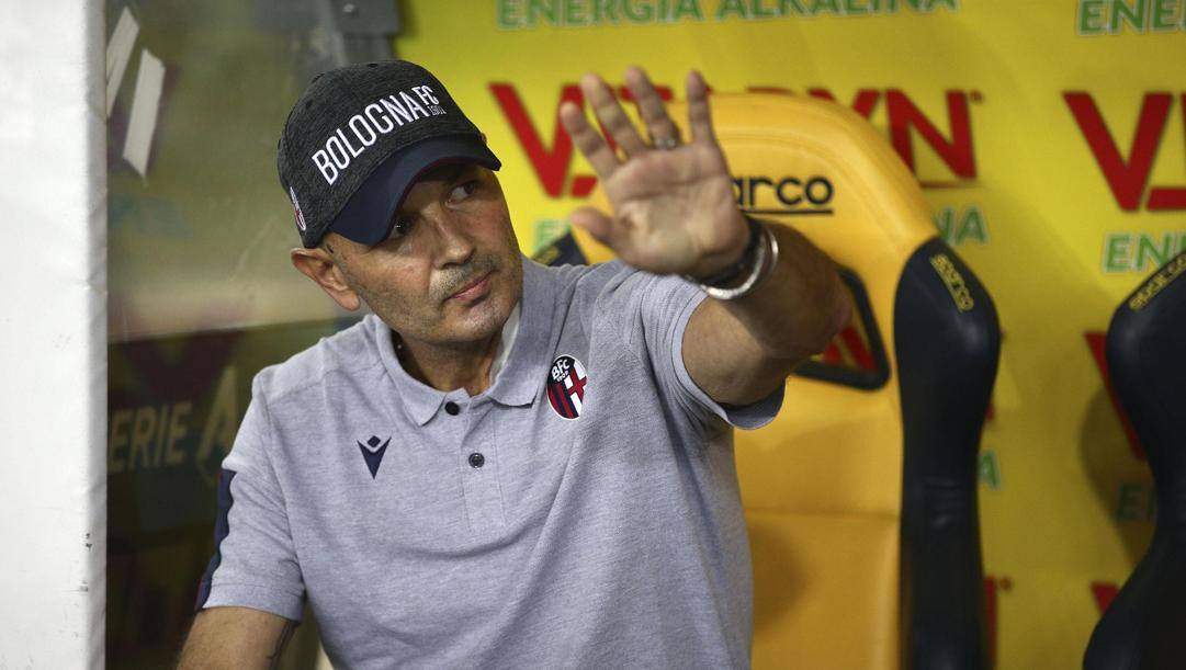 Sinisa Mihajlovic, allenatore del Bologna. Ansa