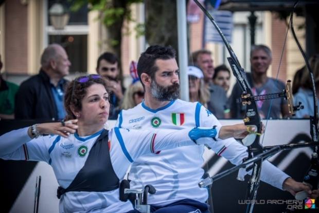 Elisabetta Mijno e Stefano Travisani argento mixed team ricurvo ai Mondiali Para-Archery e pass per Tokyo 