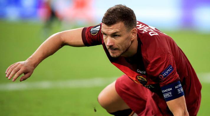 Edin Dzeko, 34 anni. Epa