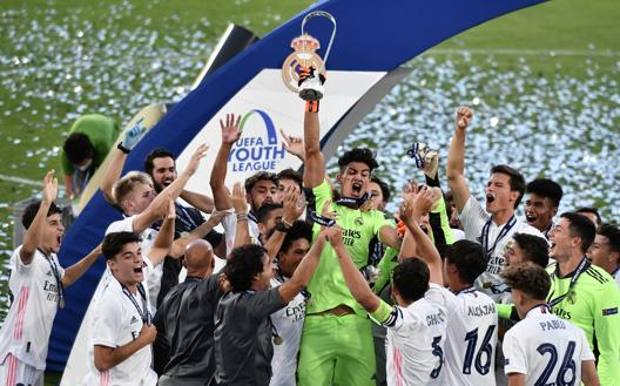 Il Real Madrid, vincitore della Youth League 2020. Afp 