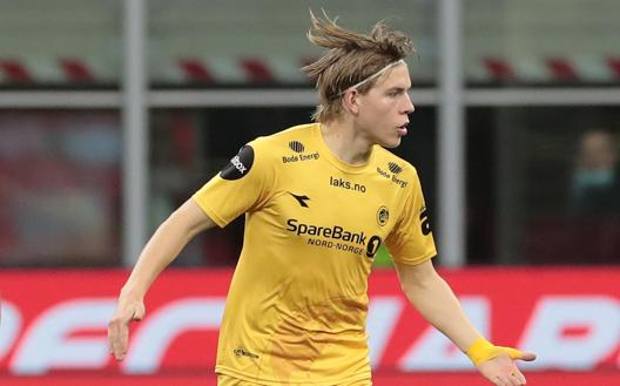 Jens Petter Hauge, 20 anni, attaccante del Bodoe Glimt. Getty