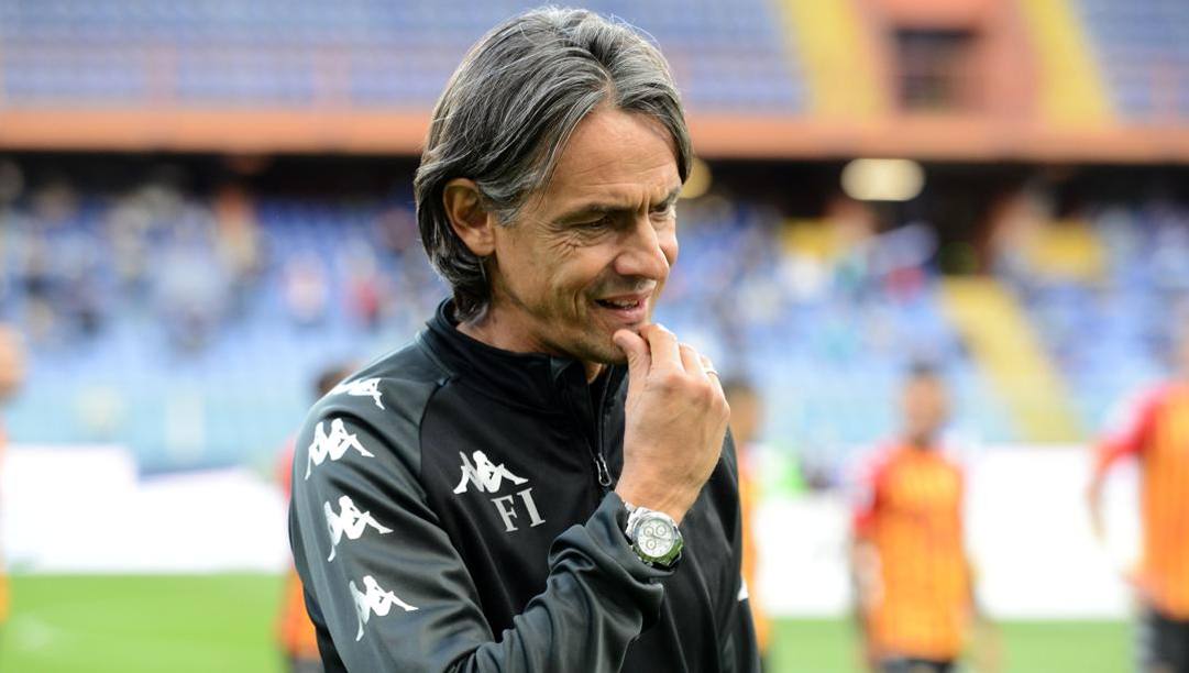 Filippo Inzaghi, allenatore del Benevento. Getty  