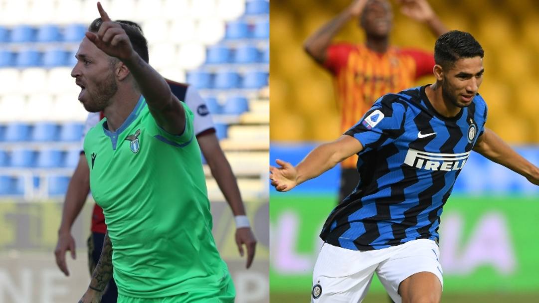 Lazzari e Hakimi, le frecce di Lazio e Inter 