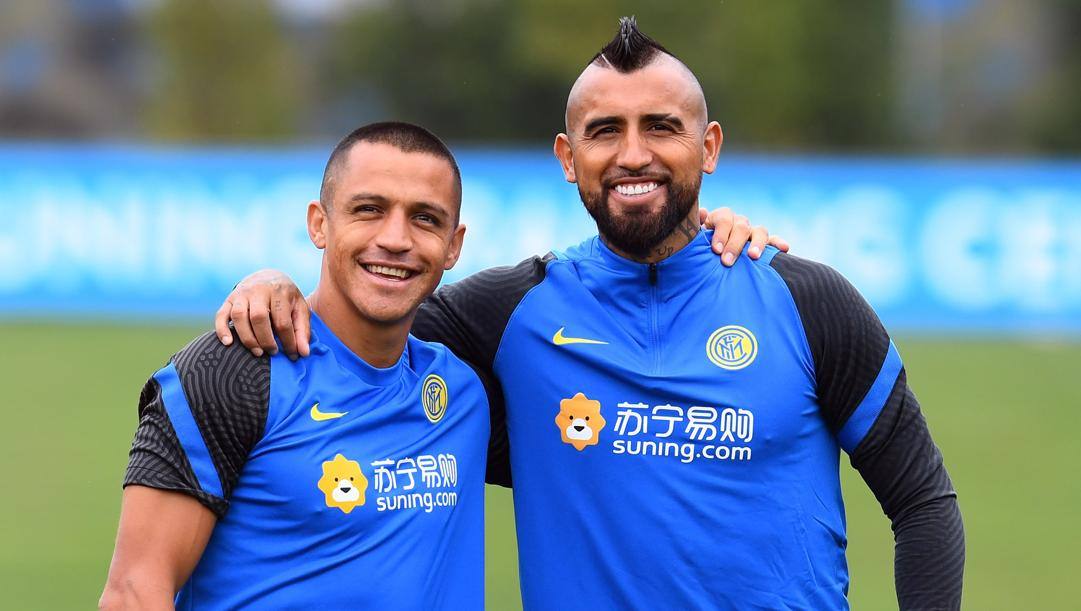 Sanchez e Vidal. Getty 