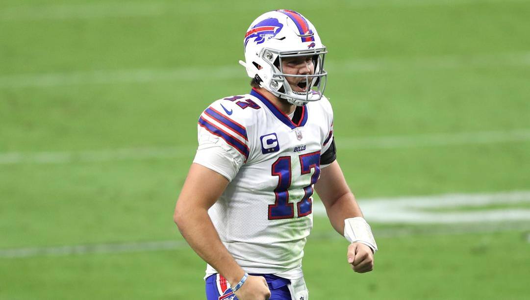 Josh Allen, 24 anni, quarterback dei Buffalo Bills. Afp 