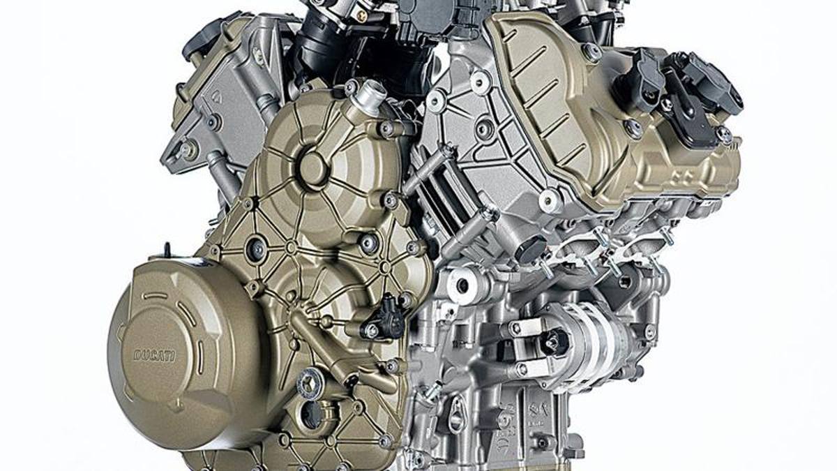 Ducati: the new V4 Granturismo engine is not desmodromic