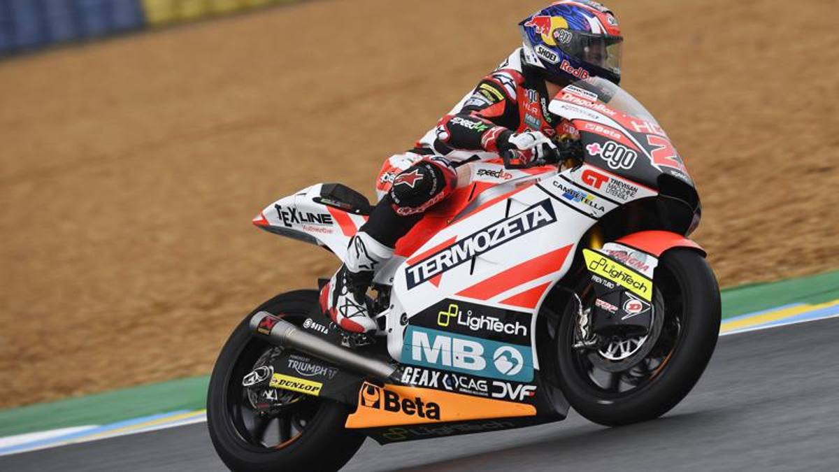Libere 2 Moto2 ad Aragon: Di Giannantonio primo nelle FP2, poi Bezzecchi