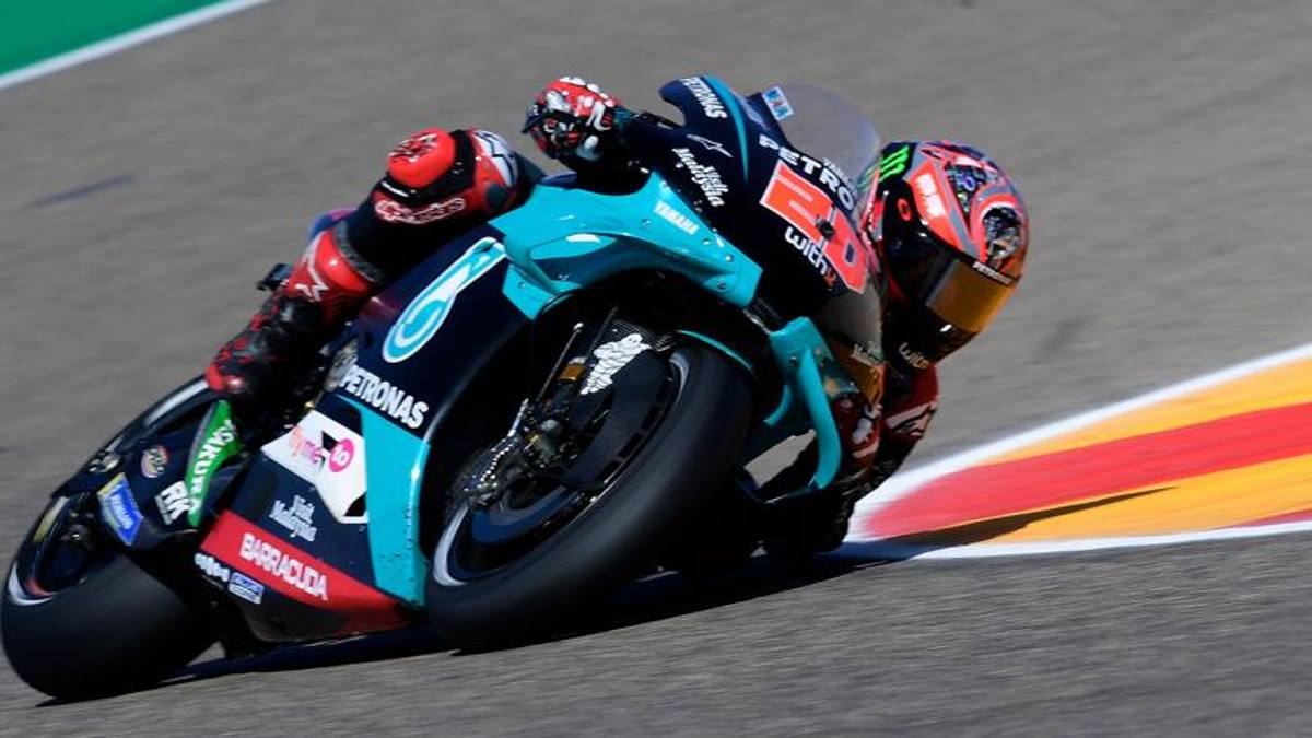 Aragon, Quartararo più forte del dolore: pole. Morbidelli 4°, Dovizioso 13° di rabbia