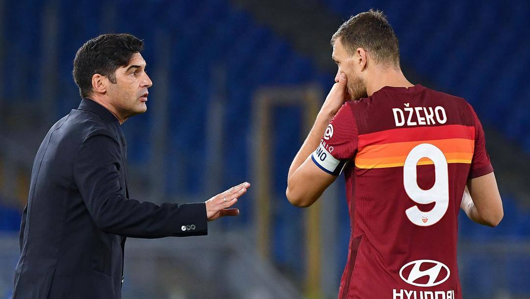 Fonseca e Dzeko. Afp