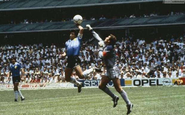 La “mano de Dios”, ovvero il gol all’Inghilterra a Messico ‘86 