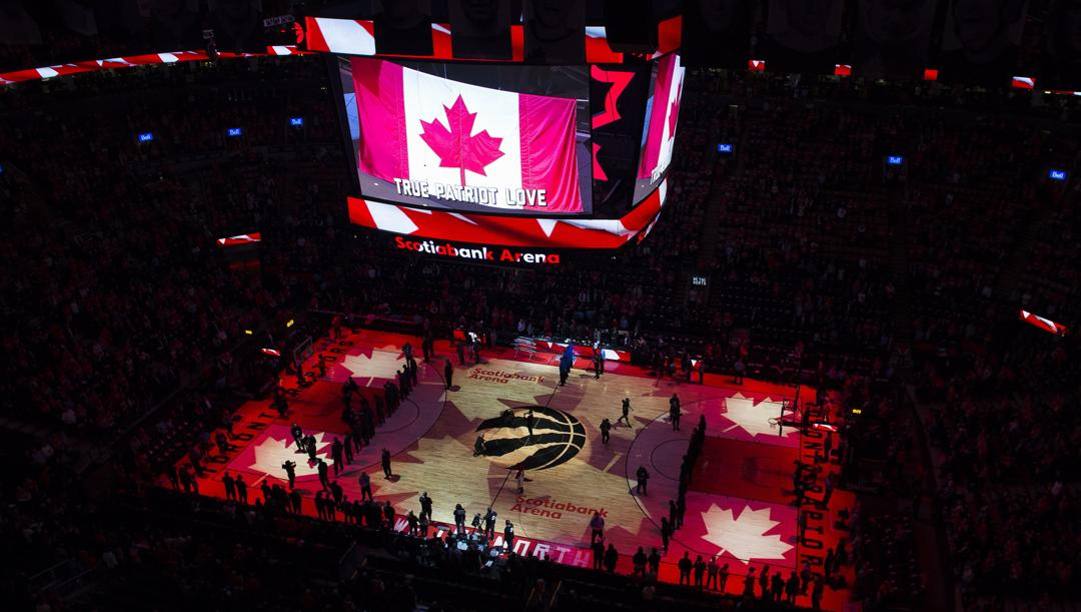 La Scotiabank Arena di Toronto, la casa dei Raptors. Ap 