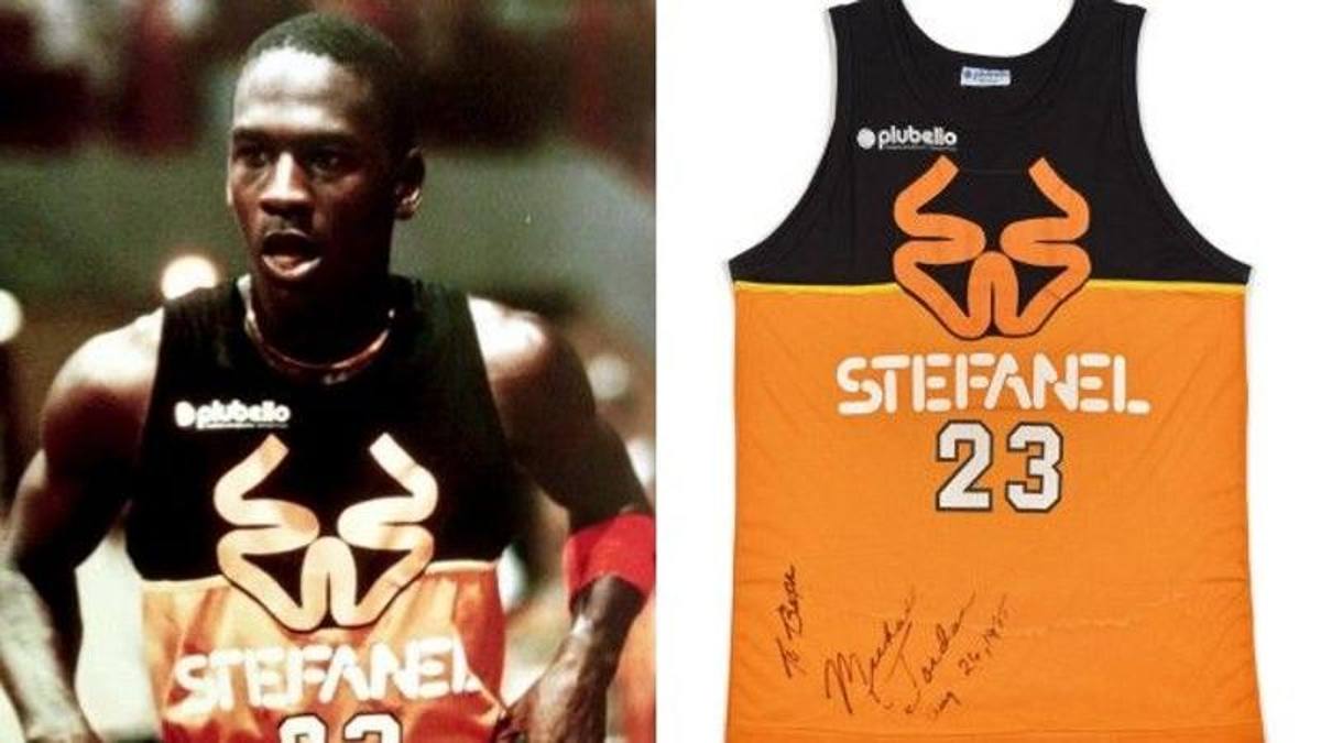 Quando Jordan giocò con Trieste: la maglia dell’85 all’asta da 210 mila euro