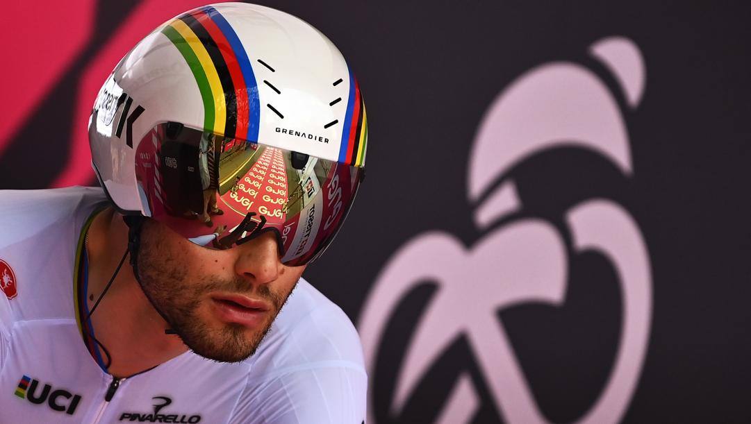 Filippo Ganna, 24 anni, al Giro d'Italia 103. Lapresse 