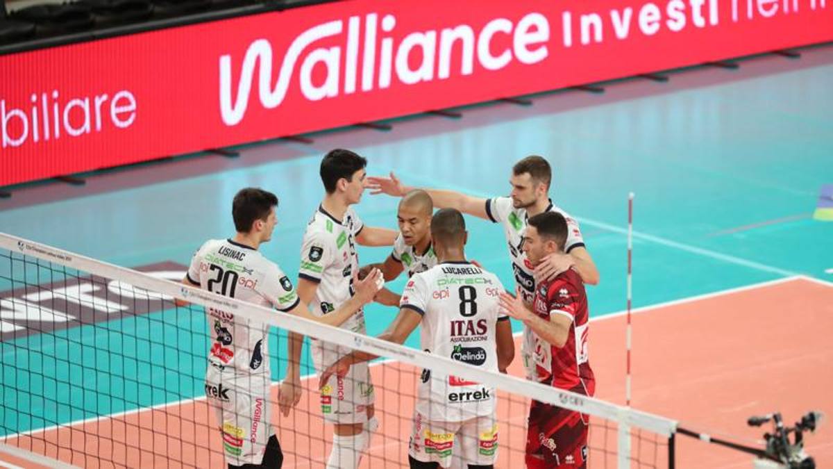 Trento fa il bis in Champions. Civitanova torna prima in Superlega