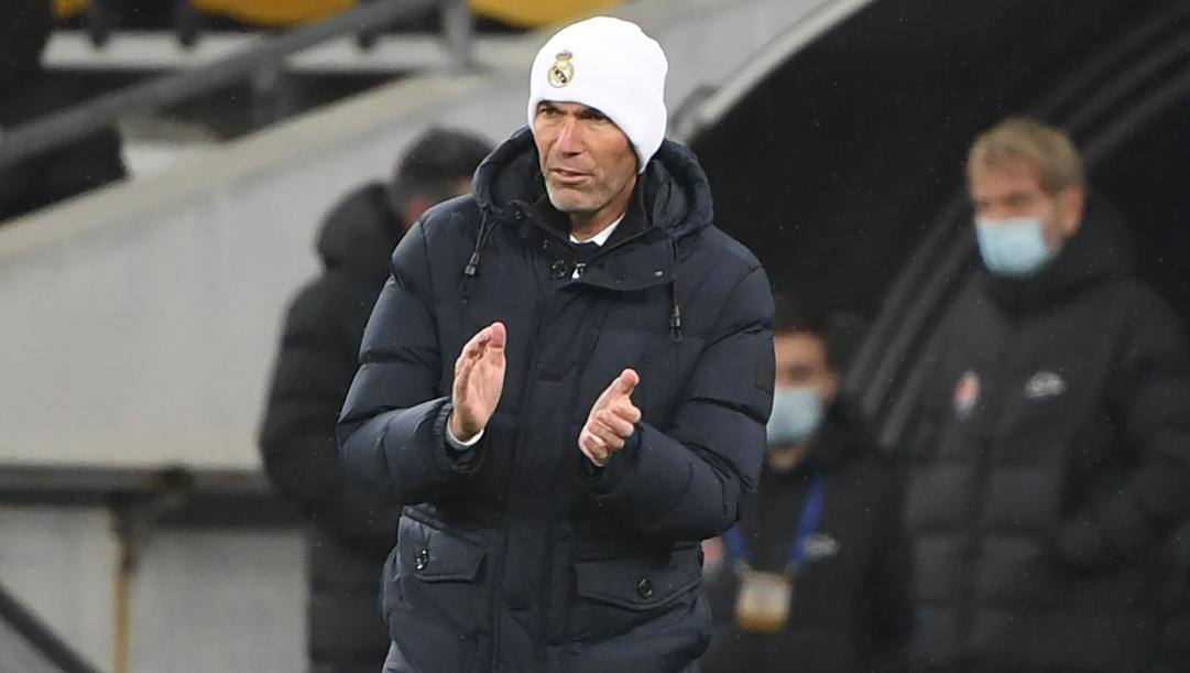 Zinedine Zidane, tecnico del Real Madrid. Afp 