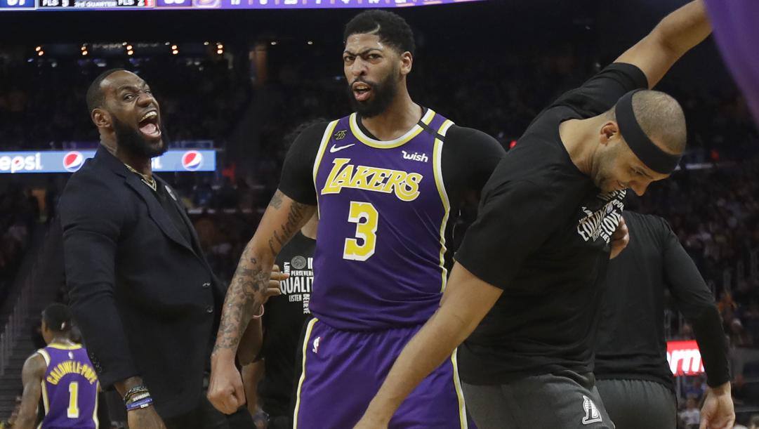 Anthony Davis, 27 anni, ai Lakers da giugno 2019. Ap 