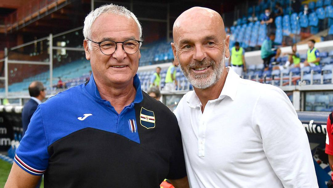 Claudio Ranieri, 69 anni, e Stefano Pioli, 55. Getty Images 