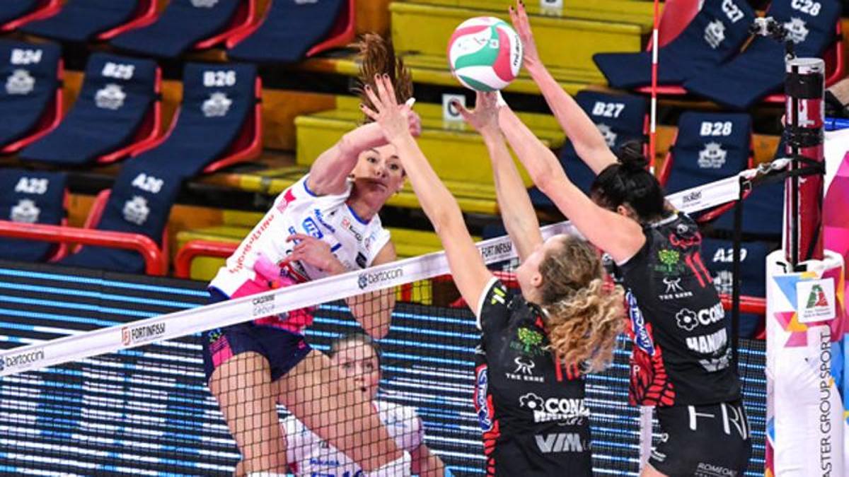 A-1 donne: Novara è l’anti Conegliano, 3-0 a Perugia e 2° posto