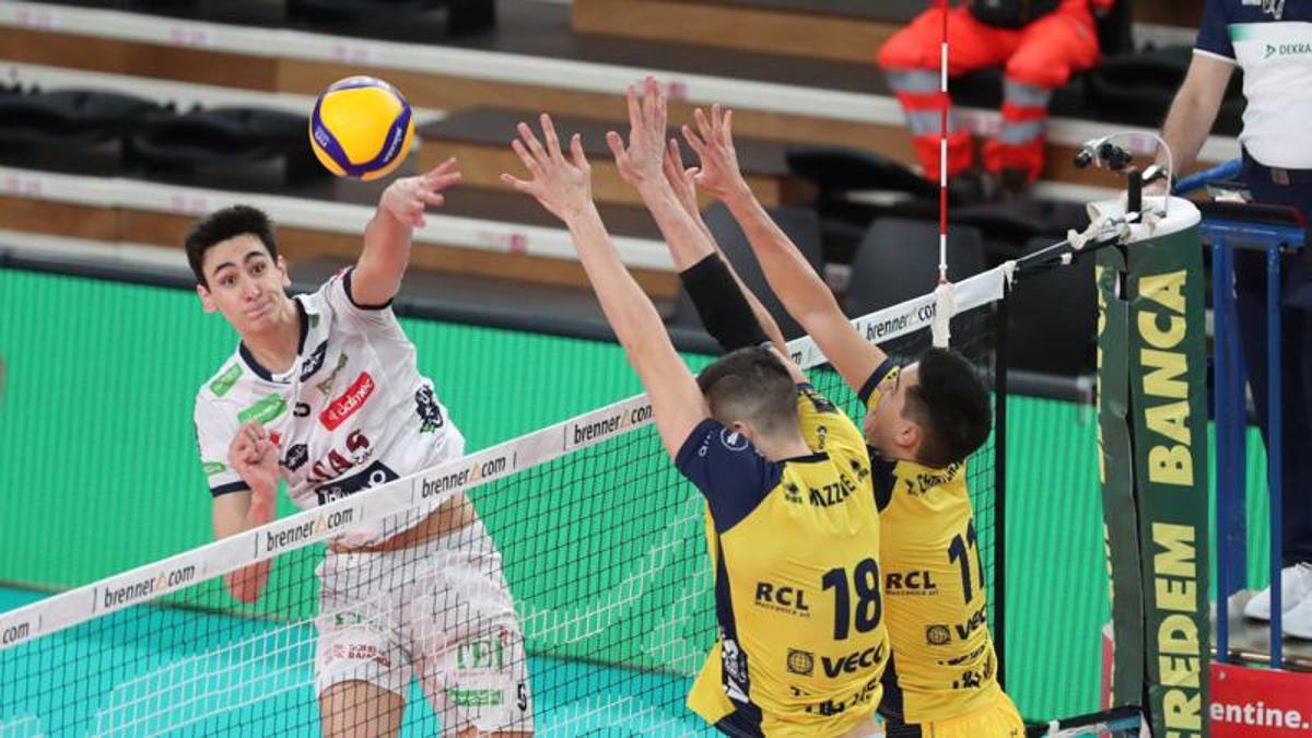 Superlega: Trento continua la risalita, battuta Modena 3-0