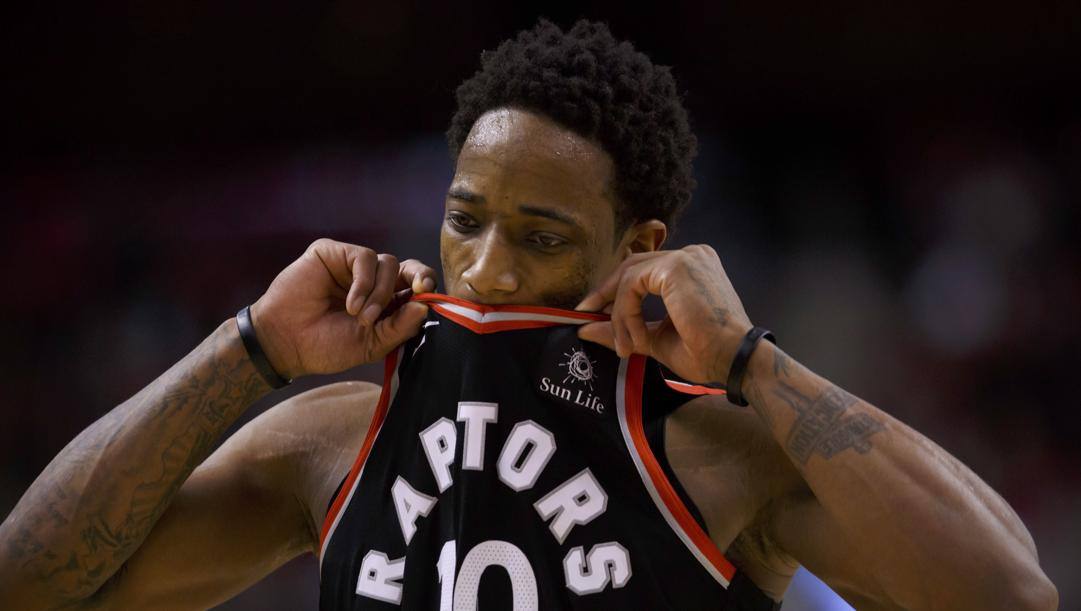 DeMar DeRozan ai tempi dei Toronto Raptors. Ap 