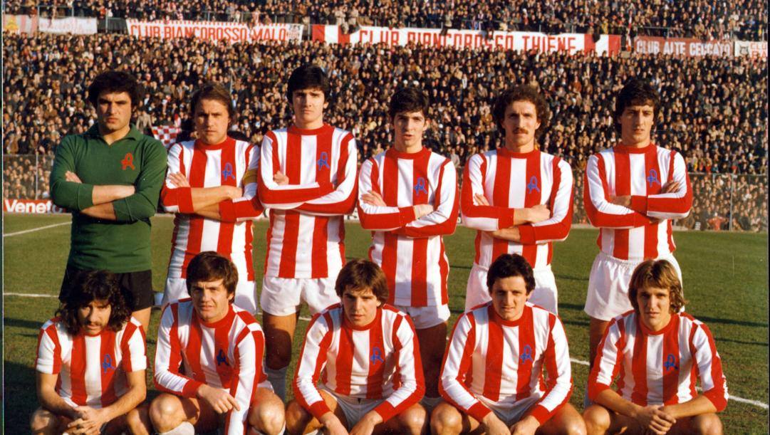 Il Lanerossi Vicenza nella Serie A 1977/78. 
