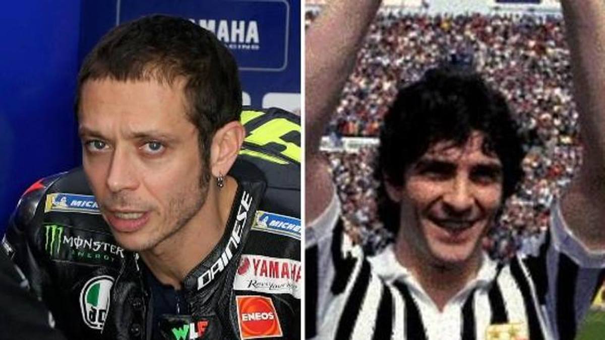 Valentino omaggia Pablito: “Orgoglioso di essere il secondo Rossi“