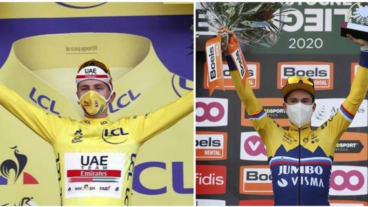Slovenia indecisa tra Pogacar e Roglic: scelti come migliori a pari merito