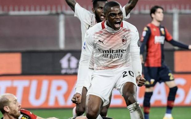 Pierre Kalulu, 20 anni, difensore francese del Milan. Afp Pierre Kalulu, 20 anni, difensore francese del Milan. Afp