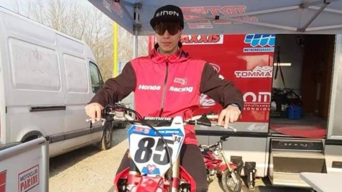 Schianto in allenamento, muore Fortini, promessa del motocross