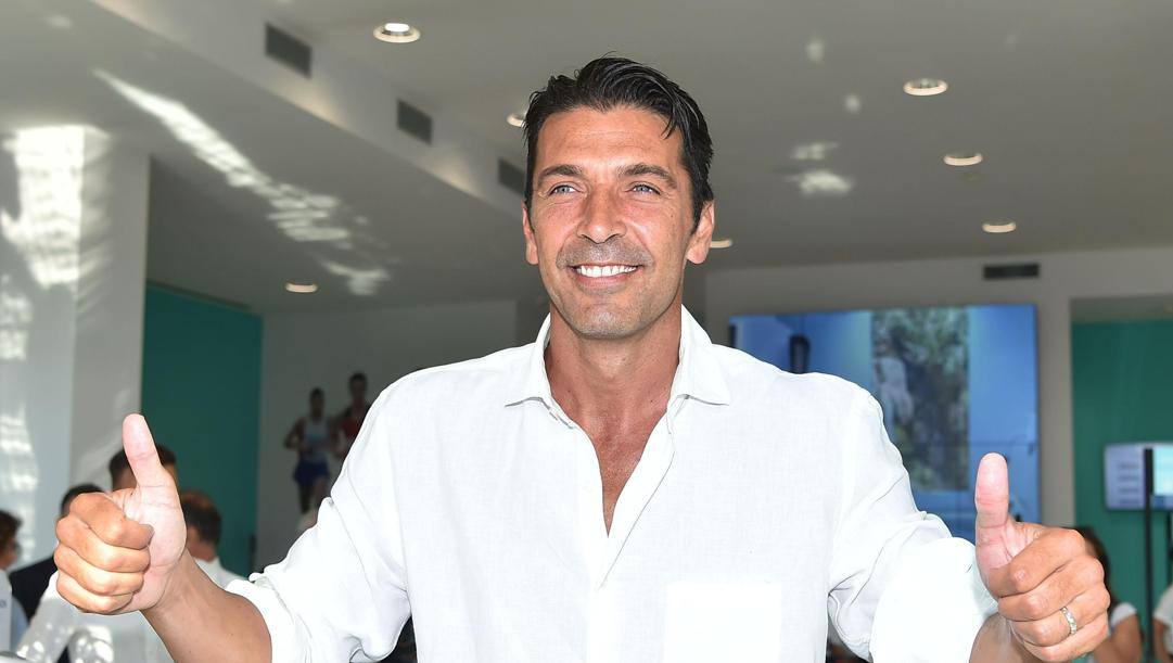 Gigi Buffon, 43 anni il 28 gennaio. Ansa 