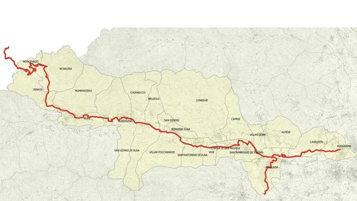 Via Francigena in bicicletta: partiti i lavori della nuova ciclovia in Valle Susa