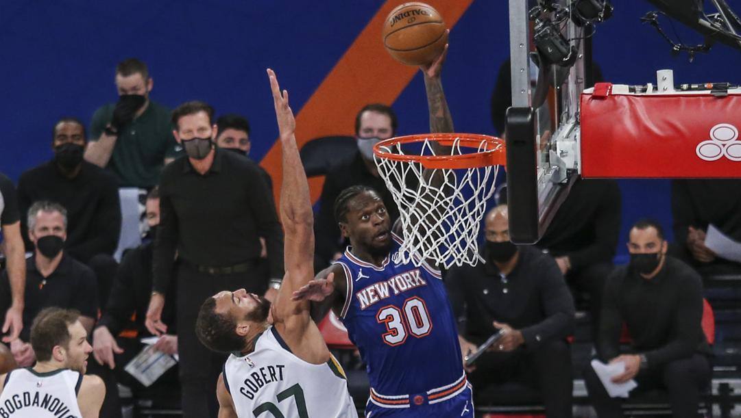 Julius Randle, 26 anni, il migliore dei Knicks finora. Ap 